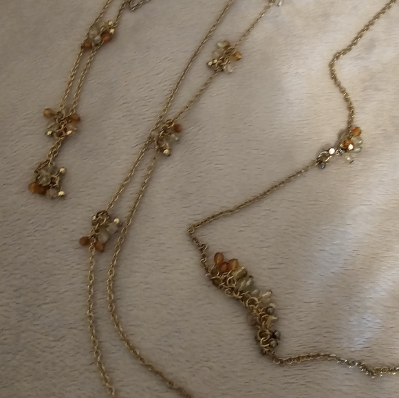 2 Coldwater Creek Ombre Beaded Necklaces - Picture 3 of 4